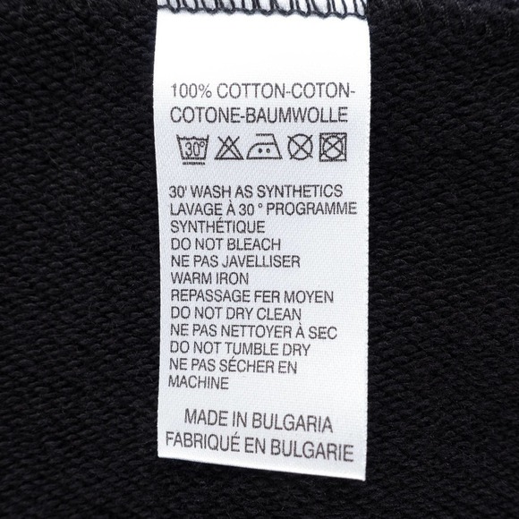 Paul Smith Zip-Up Embroidered Hoodie Cotton Men's Medium Black - Picture 6 of 6